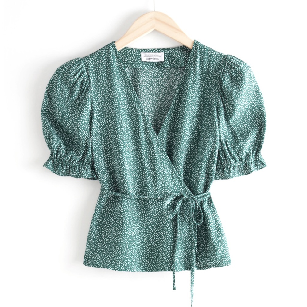 & Other Stories Wrap Top